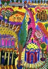 "3" from series "Ky�v Landscapes"
Graphics.  Olena Pryduvalova - Ukrainian Artist. Virtual Art Gallery. Property of the author
(Paper, gouache)
