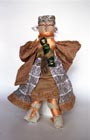 "Doll" 
Applied art.  Olena Pryduvalova - Ukrainian Artist. Virtual Art Gallery. Private collection
(Textile)