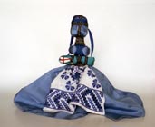 "Doll" 
Applied art.  Olena Pryduvalova - Ukrainian Artist. Virtual Art Gallery. Private collection
(Textile)