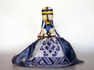 "Doll" 
Applied art.  Olena Pryduvalova - Ukrainian Artist. Virtual Art Gallery. Private collection
(Textile)