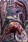 "3" from series "Fountains"
Graphics.  Olena Pryduvalova - Ukrainian Artist. Virtual Art Gallery. Property of the author
(Paper, gouache)
