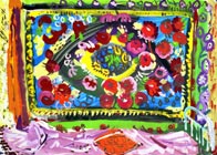 "2" from series "Mirgorod Interiors"
Graphics.  Olena Pryduvalova - Ukrainian Artist. Virtual Art Gallery. Property of the author
(Paper, gouache)