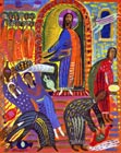 "2" from series "Bible Plots"
Graphics.  Olena Pryduvalova - Ukrainian Artist. Virtual Art Gallery. Property of the author
(Paper, gouache)