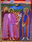 "5" from series "Bible Plots"
Graphics.  Olena Pryduvalova - Ukrainian Artist. Virtual Art Gallery. Property of the author
(Paper, gouache)