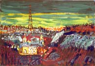 "2" from series "Podol"
Graphics.  Olena Pryduvalova - Ukrainian Artist. Virtual Art Gallery. Property of the author
(Paper, gouache)