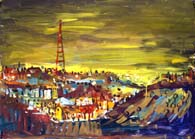 "5" from series "Podol"
Graphics.  Olena Pryduvalova - Ukrainian Artist. Virtual Art Gallery. Property of the author
(Paper, gouache)
