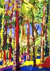 "3" from series "August, Vorzel"
Graphics.  Olena Pryduvalova - Ukrainian Artist. Virtual Art Gallery. Property of the author
(Paper, tempera)